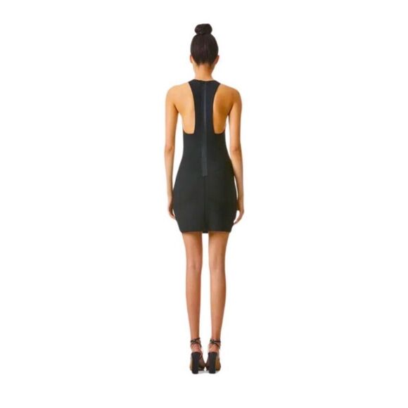 ✨ALICE + OLIVIA Gara Cutout Mini Black Sz 8 Dress✨ - Picture 5 of 11
